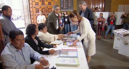 Elección judicial: Sheinbaum acude a votar en casilla cerca de Palacio Nacional y tarda 14 minutos