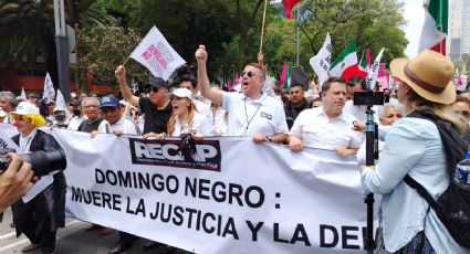 Elección judicial: ciudadanos salen a protestar en la CDMX por el "domingo negro" con el lema "no al fraude"