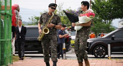 Se acerca la reunión de BTS: RM y V terminan su servicio militar en Corea del Sur