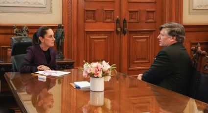 "Conversamos sobre diversos temas": Sheinbaum se reúne con el subsecretario de Estado de EU, Christopher Landau