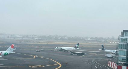 AICM detiene operaciones debido a limitaciones de visibilidad provocadas por las lluvias