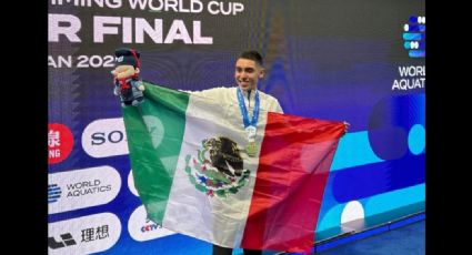 ¡Estrella mundial! El mexicano Diego Villalobos conquista oro en la Súper Final de la Copa del Mundo de Natación Artística en China
