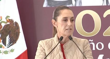 Maestros de la CNTE protestan en evento de Sheinbaum en Hidalgo; la mandataria pide respeto