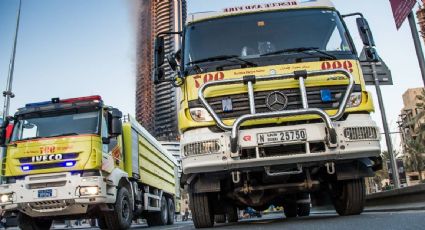 Más de tres mil personas evacuadas por incendio en edificio de 67 pisos en Dubái