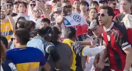 Aficionado de Boca se mete entre la porra de River y lo corren a punta de gritos: fans de Chivas, Puebla y Tigres, entre los rijosos