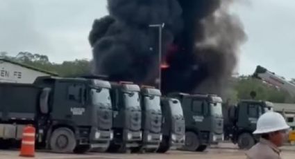Se reporta explosión en instalaciones del Tren Maya en Felipe Carrillo Puerto