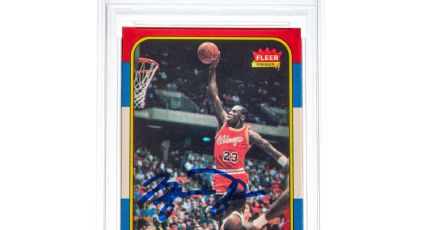 ¡Venta récord! Una tarjeta de novato de Michael Jordan se subasta en 2.5 millones de dólares, la tercera más cara en la historia para la leyenda de la NBA