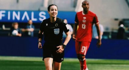 Katia Itzel García da la cara por el arbitraje mexicano al cumplir con buena labor en Cuartos de Final de la Copa Oro