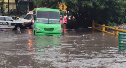 Lluvias en CDMX provocan desbordamiento de una presa en la Álvaro Obregón y encharcamientos