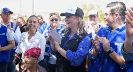 Maru Campos recorre zonas afectadas por las lluvias en Ciudad Juárez; afirma que obras en su gobierno evitaron daños mayores