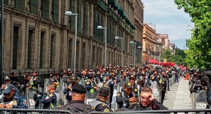 En 24 horas los maestros de la CNTE determinarán si mantienen o terminan movilizaciones; despliegan más de mil policías en Palacio Nacional