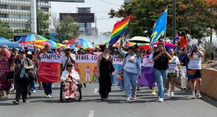 Con banderas y pancartas, más 3 de mil personas acuden a la marcha del orgullo en Guadalajara