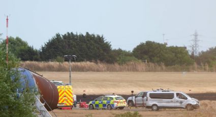 Confirman la muerte de los cuatro pasajeros de la avioneta que se accidentó en Reino Unido; todavía no han sido identificados