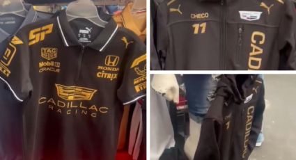 La piratería hace ‘oficial’ el regreso de Checo Pérez a la F1: ya se vende mercancía de Cadillac con el nombre y número del piloto