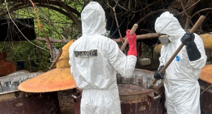 Narcotráfico en Culiacán: aseguran laboratorio clandestino y mil 600 litros de precursores químicos