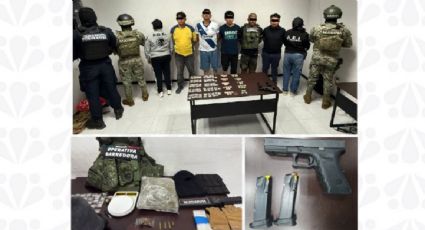 Detienen en Puebla a cinco presuntos integrantes de "La Barredora"; grupo vinculado a ex secretario de Seguridad de Adán Augusto López