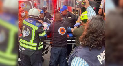 Accidente en Metrobús de la CDMX deja siete usuarios lesionados