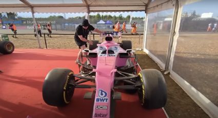 ¡Todo por un 'like'! Arrestan a influencers que intentaron subir a monoplaza que condujo Checo Pérez y causaron daños por 40 mil dólares