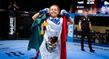 ¡Tiene 14 años! La mexicana Wendy Lara es Bicampeona mundial juvenil de MMA al conquistar el oro en Abu Dabi