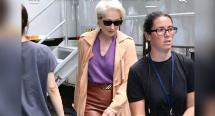 Regresa Miranda Priestly: captan a Meryl Streep en Nueva York mientras graba "El diablo viste a la moda 2"