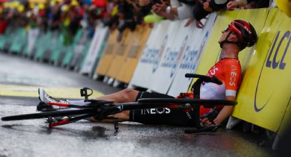 De la agonía al éxtasis: El ciclista Thymen Arensman gana la última etapa de montaña del Tour de Francia, se desvanece y luego rompe en llanto