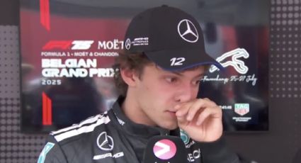 ¡Entra en crisis! Kimi Antonelli, piloto de 18 años de edad, contiene las lágrimas tras terminar en lugar 18 en la calificación del GP de Bélgica