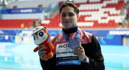 ¡Osmar Olvera, el orgullo de México! Gana plata en trampolín de 1 metro y hace historia al sumar seis medallas en Campeonato Mundial