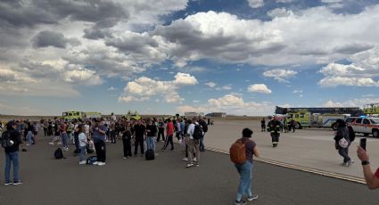 Incendio en avión de American Airlines en Denver habría ocurrido por posible falla en el tren de aterrizaje