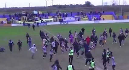 ¡Una más en Argentina! Se desata batalla campal en la Primera C y uno de los DT’s, de 69 años, termina noqueado: “Nos masacraron”