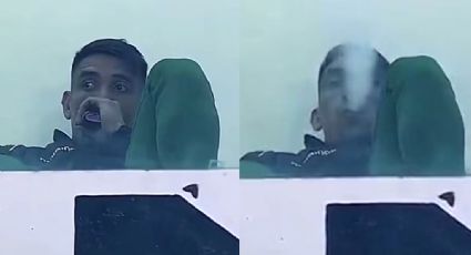¡Increíble! Ricardo Centurión, futbolista argentino que no fue convocado a un partido, es captado vapeando en la tribuna