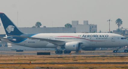 Se registra falla en avión de Aeroméxico que se dirigía a Mexicali; ocurre una semana después del incidente en el AICM
