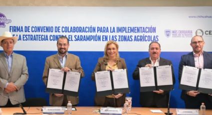 Productores agrícolas acuerdan colaborar con la campaña de vacunación contra el sarampión de la gobernadora Maru Campos