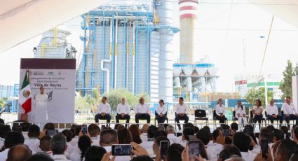 Morenistas irrumpen en evento de Sheinbaum en la Central de CFE de Villa de Reyes; organizadores habían bloqueado entradas