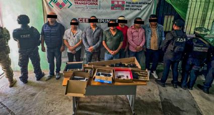 Caen nueve presuntos miembros del Cártel de Sinaloa con armas en San Cristóbal de las Casas