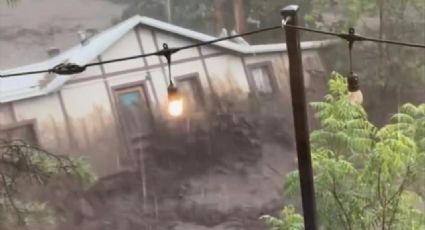 Lluvias provocan inundaciones en Nuevo México: una casa fue arrastrada y varias personas quedaron atrapadas en sus hogares