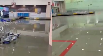 AICM bajo el agua: suspenderán operaciones tres horas ante las afectaciones por las fuertes lluvias