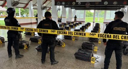 Capturan a cinco mexicanos y un salvadoreño en Guatemala con mil 500 paquetes de cocaína