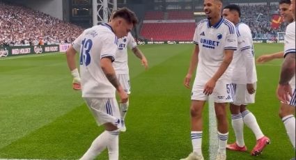 ¡Ídolo mexicano! Rodrigo Huescas marca buen gol en fase de clasificación de Champions League, realiza un 'bailecito' y la afición del Copenhague corea su apellido