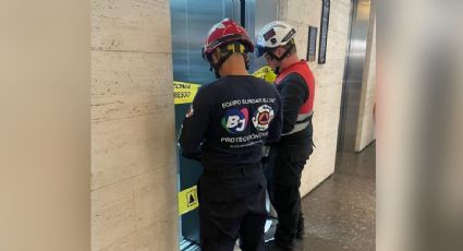 Se desploma elevador en Plaza Mítikah; al menos dos personas resultan heridas