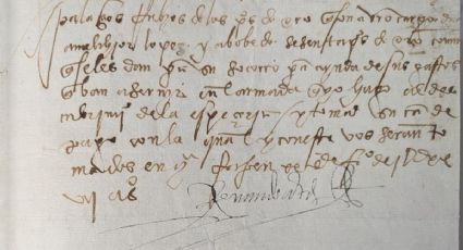 Estados Unidos devuelve a México manuscrito original firmado por Hernán Cortés