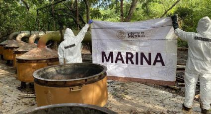 Desmantelan laboratorio de droga y aseguran más de 12 toneladas de metanfetamina en Nayarit