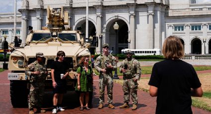 Llegan a Washington 300 elementos de la Guardia Nacional de Virginia Occidental para reforzar la seguridad