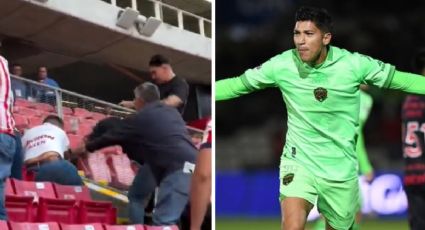 ¿Víctima o victimario? Revelan video en donde se ve al hermano del futbolista Ángel Zaldívar golpear a un aficionado de Chivas
