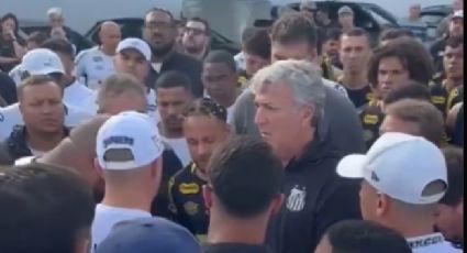 Aficionados del Santos interrumpen el entrenamiento para encarar a Neymar y el plantel tras ser goleados 6-0: "Si tú lloras, imagínate el resto"