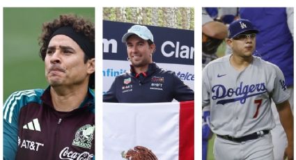 Checo Pérez, Memo Ochoa y Julio Urías, tres mexicanos que brillaron en el deporte y que hoy buscan equipo