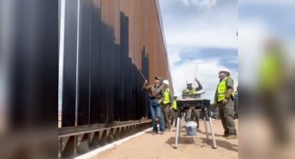 Gobierno de EU pinta de negro el muro fronterizo con México para que sea "más caliente" e impedir la migración
