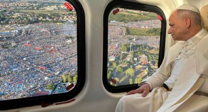 Llega en helicóptero el papa León XIV al Jubileo de los Jóvenes en Roma para responder preguntas sobre la vida y fe