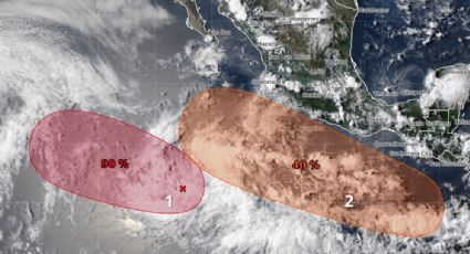 Conagua alerta por la posible formación de dos ciclones tropicales en el Pacífico