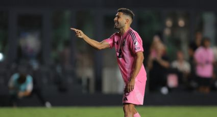 Jordi Alba, jugador del Inter Miami, se 'mofa' del portero del Necaxa tras convertir su penalti en la dirección donde le dijo que tirara