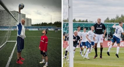 Pavel Podkolzin, exjugador de la NBA de 2.26 metros de altura, se convierte en el futbolista más alto de la historia al debutar en la Copa Rusia